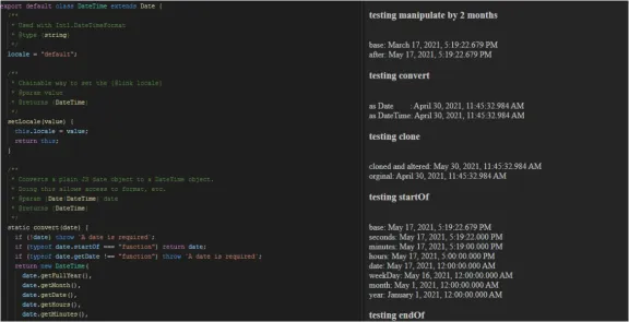 Building a Small Date library
